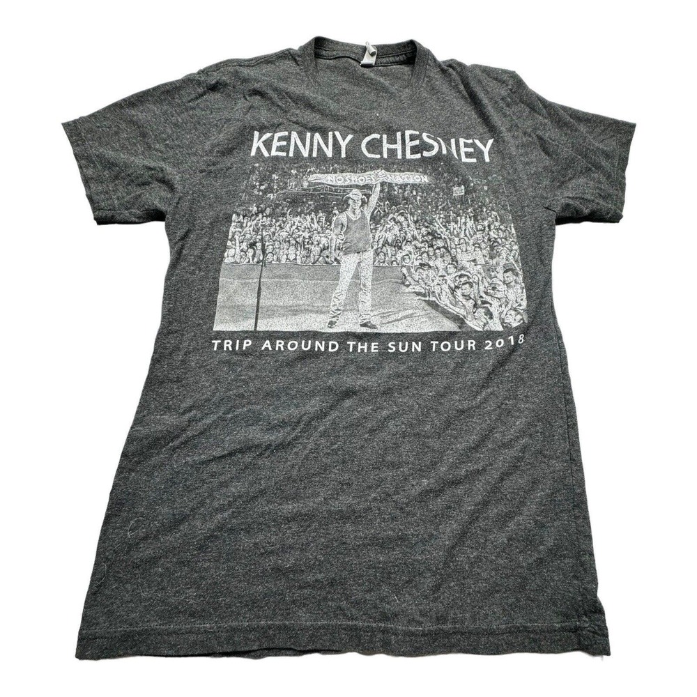 Kenny Chesney T-Shirt Size Medium‎ Trip Around the Sun 2018 Concert Tour Black